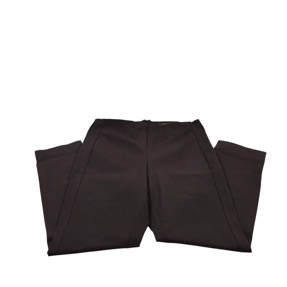 Rag & Bone Simone Pants Womens 10 Black Excellent Slim Fit Cropped Rear Zip